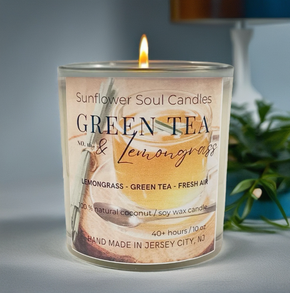 GREEN TEA & LEMONGRASS Scented Candle