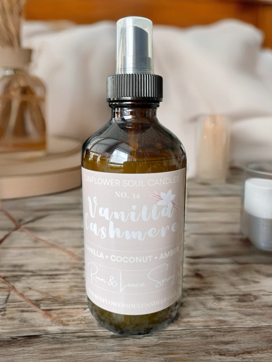 VANILLA CASHMERE Room & Linen Spray 8oz