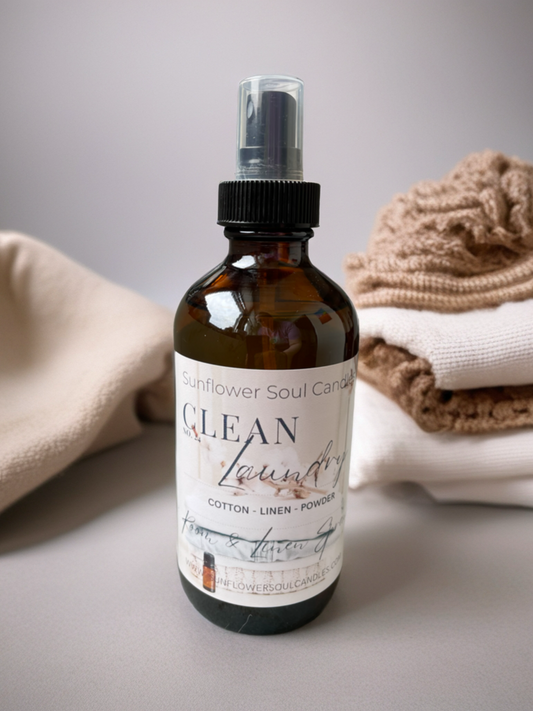 CLEAN LAUNDRY 8oz Room & Linen Spray