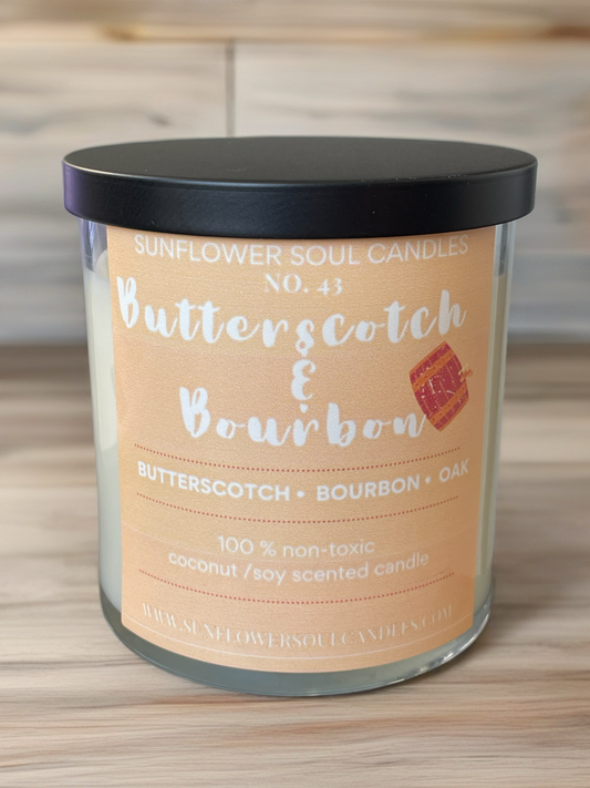 BUTTERSCOTCH & BOURBON Scented Candle