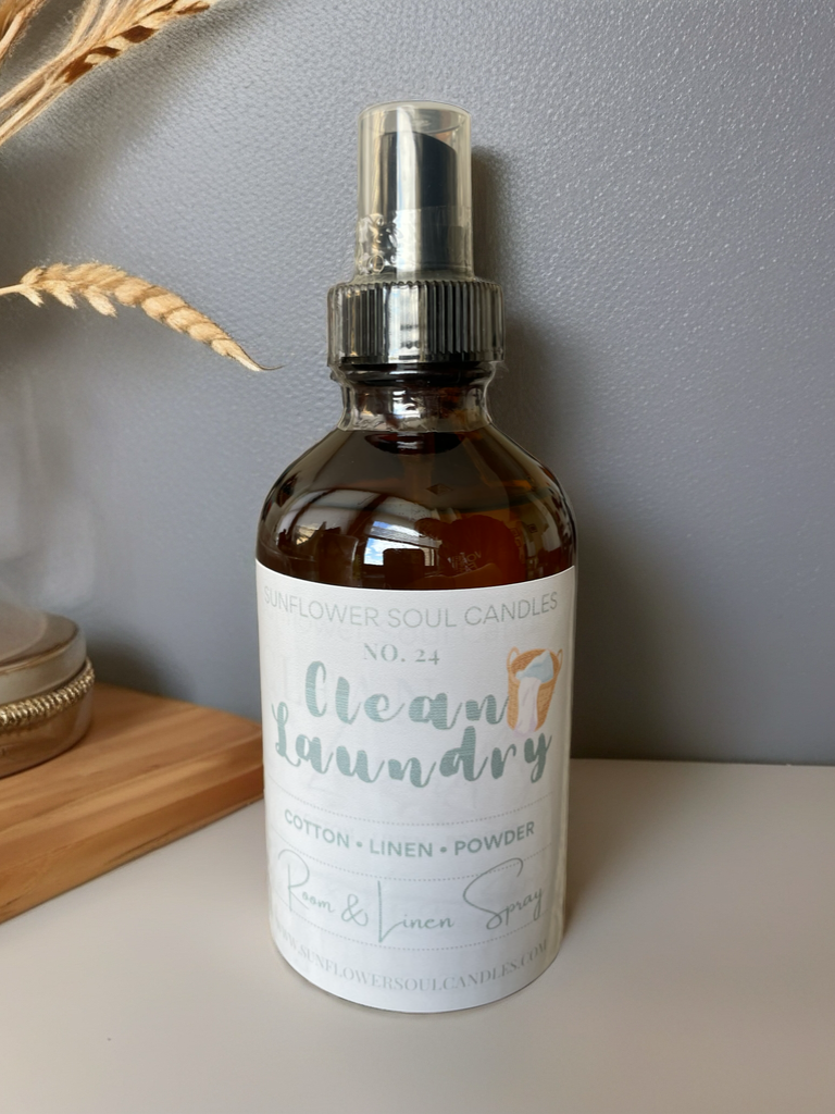 CLEAN LAUNDRY 8oz Room & Linen Spray