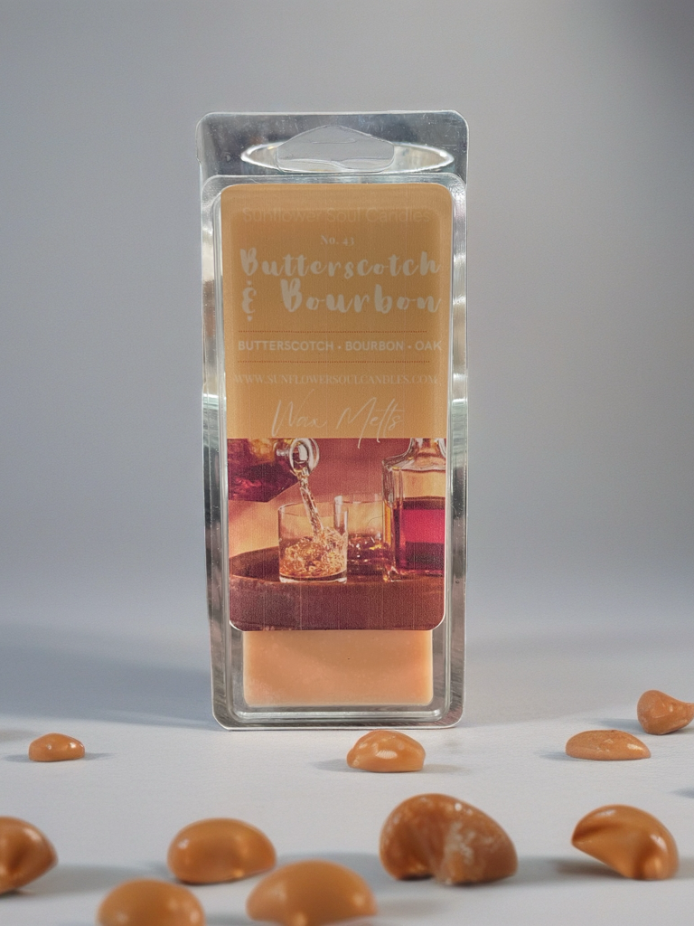 BUTTERSCOTCH & BOURBON Snap Bar Wax Melts