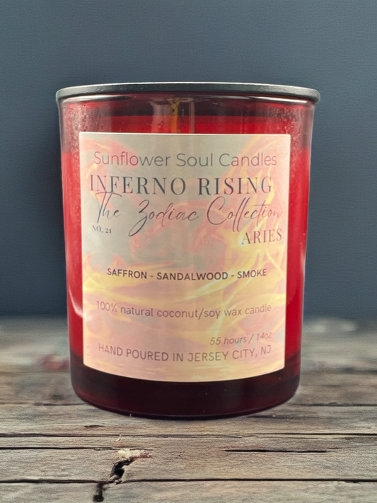 INFERNO RISING (Aries) Double-Wick Scented Candle