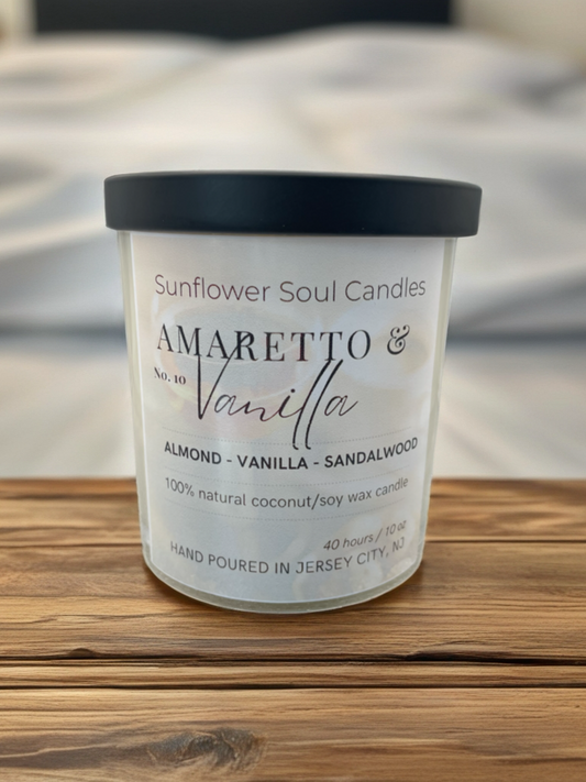 AMARETTO & VANILLA Scented Candle