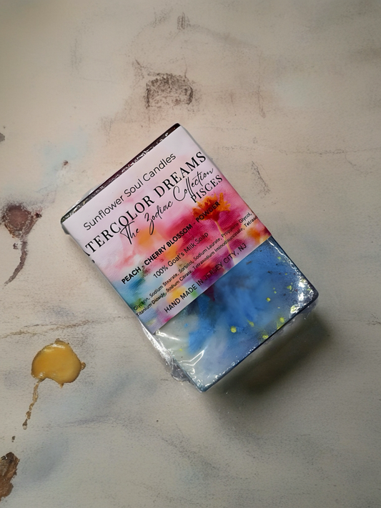WATERCOLOR DREAMS (Pisces) Goat's Milk Bar Soap