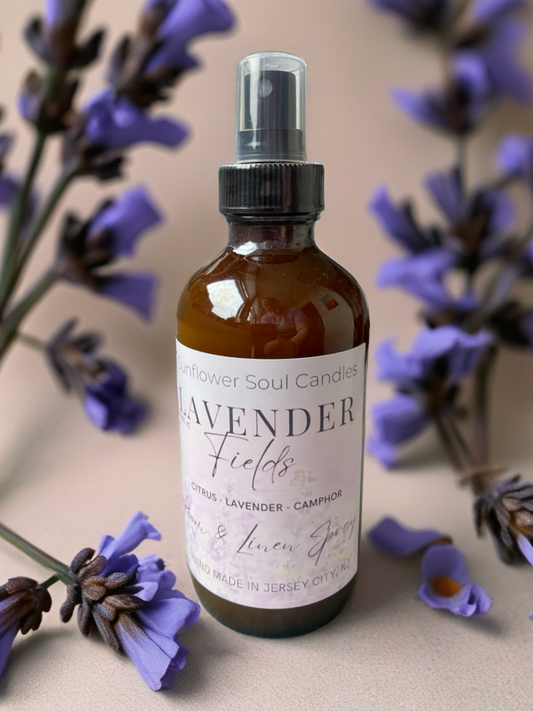 LAVENDER FIELDS 8oz Room & Linen Spray