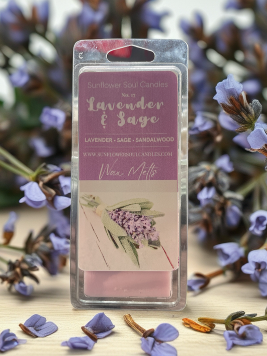 LAVENDER & SAGE Snap Bar Wax Melts
