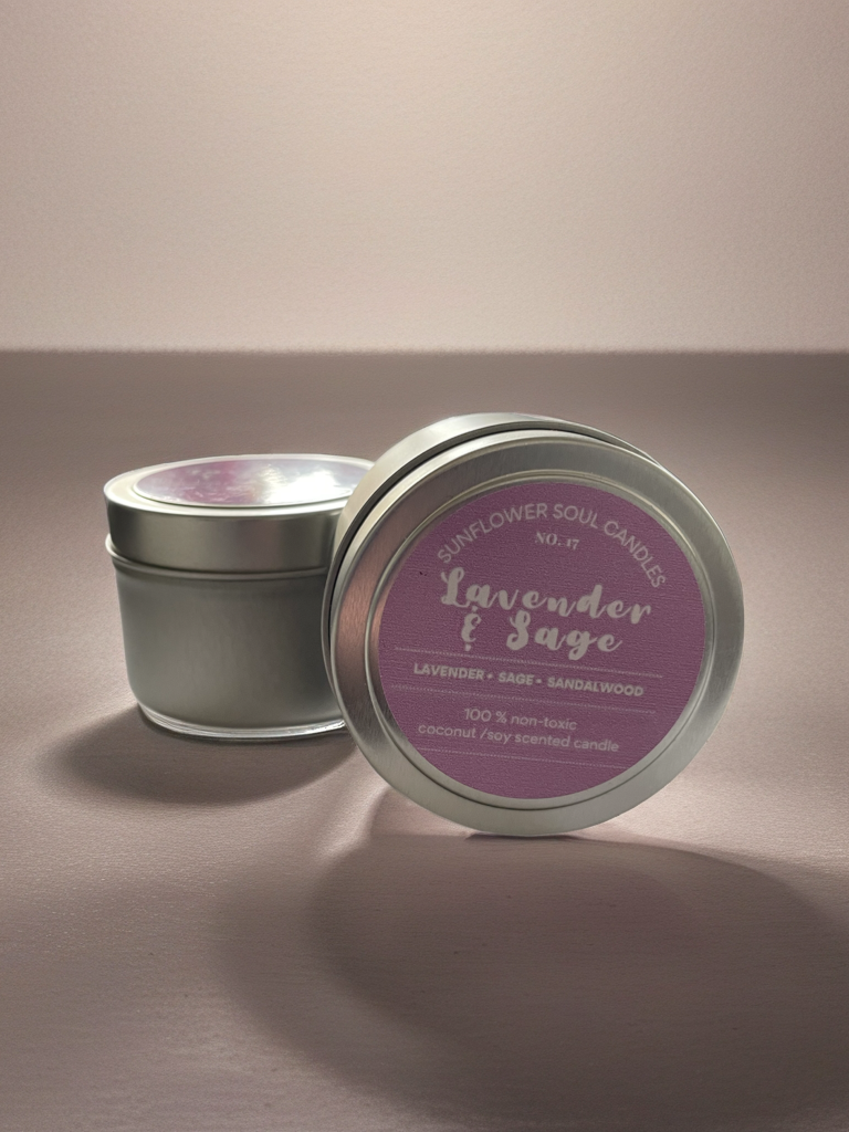 LAVENDER & SAGE Scented Candle