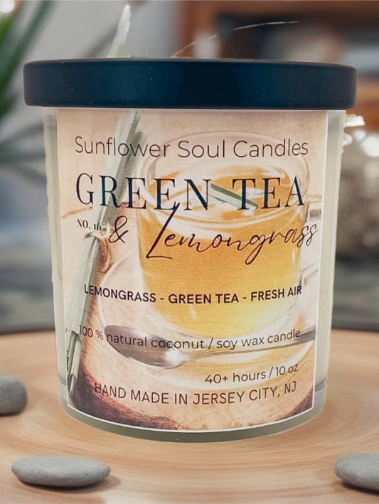 GREEN TEA & LEMONGRASS Scented Candle